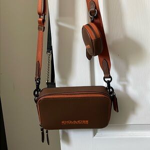 Coach Leather Camera Bag Crossbody